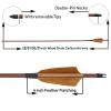 RUOERSI Archery Arrows Carbon Arrows Spine 500 Hunting Arrows Shooting Target Practice Arrow for Compound Bow Recurve Bow Long Bow Pack of 12 (28 inch) view 2