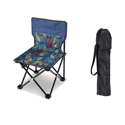 Anbt Folding Camping Chair Portable Outdoor 330-lb. Capacity with Backrest (Large)