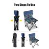 Anbt Folding Camping Chair Portable Outdoor 330-lb. Capacity with Backrest (Large) view 4