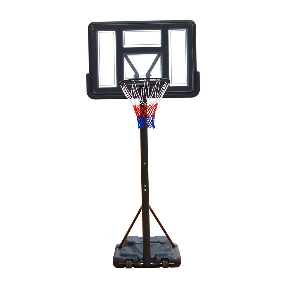 Basketball Hoop Adjustable 150-210cm Basketball Stand, Children's Free Standing Portable Basketball Hoop, with PVC Backboard and 45cm Steel Rim