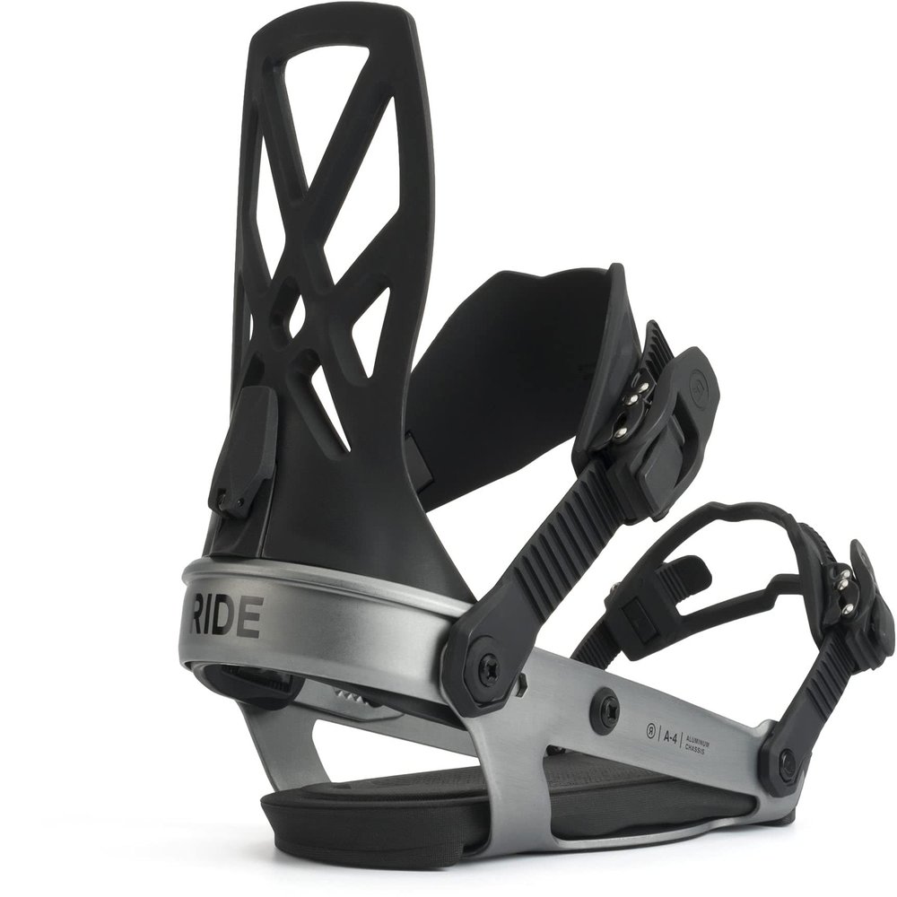 Ride A-4 Mens Snowboard Bindings Black M (6-10)