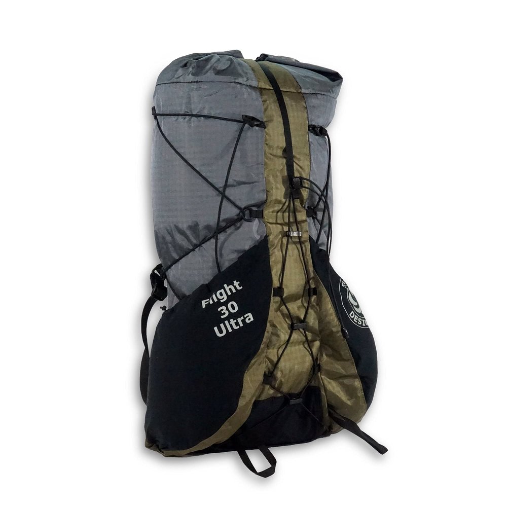 Six Moon Designs Flight 30 Ultra Daypack (Gray/Green, Small)
