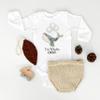 Doozy Designs Whale First Birthday Shirt or Bodysuit for Baby Boy, Toddler Boy Birthday Shirt, Nautical Ocean Theme Birthday (3-6M Short Sleeve Bodysuit) view 4