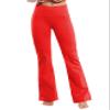 BUBBLELIME 29"/31"/33"/35"/37" 4 Styles Women's High Waist Bootcut Yoga Pants - Basic Nylon_Scarlet XS-29 Inseam(1) view 2
