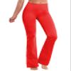 BUBBLELIME 29"/31"/33"/35"/37" 4 Styles Women's High Waist Bootcut Yoga Pants - Basic Nylon_Scarlet XS-29 Inseam(1) view 3
