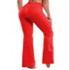 BUBBLELIME 29"/31"/33"/35"/37" 4 Styles Women's High Waist Bootcut Yoga Pants - Basic Nylon_Scarlet XS-29 Inseam(1) view 4