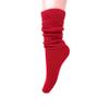 AWS/American Made Slouch Scrunch Lightweight Socks for Women Shoe Size 5 to 10 (Red - 2 Pair) view 4