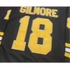 Men's Boston Happy Gilmore 18 Adam Sandler 1996 Movie Hockey Jersey Black Stitched (Black, XL, x_l) view 2