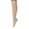 AWS/American Made Slouch Scrunch Lightweight Socks for Women Shoe Size 5 to 10 (Ecru - 1 Pair) view 3
