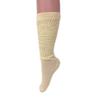 AWS/American Made Slouch Scrunch Lightweight Socks for Women Shoe Size 5 to 10 (Ecru - 1 Pair) view 4