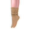 AWS/American Made Slouch Scrunch Lightweight Socks for Women Shoe Size 5 to 10 (Beige - 3 Pair) view 4