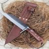 EGKH 8 Inches Blade Authentic Seax Knife - Handmade Full Tang Real Working Kukri - Carbon Steel Hunting and Working Knife from Nepal view 2