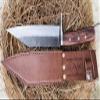 EGKH 8 Inches Blade Authentic Seax Knife - Handmade Full Tang Real Working Kukri - Carbon Steel Hunting and Working Knife from Nepal view 3