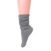 AWS/American Made Slouch Scrunch Lightweight Socks for Women Shoe Size 5 to 10 (Gray - 6 Pair) view 4