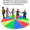 Rettebovon Parachute with Handles 8ft Play Parachute Games for Outdoor Team Games,You Can Also Use it for Trampoline Cover Picnic Mat Furniture Cover view 4