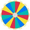Rettebovon Parachute with Handles 20ft Play Parachute Games for Outdoor Team Games,You Can Also Use it for Trampoline Cover Picnic Mat Furniture Cover view 1