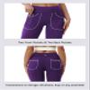 BUBBLELIME 29"/31"/33"/35" 4 Styles Women's High Waist Bootcut Yoga Pants - Out Pockets_EGGPLANTPURPLE XL-33 Inseam(1) view 4