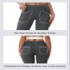 BUBBLELIME 29"/31"/33"/35" 4 Styles Women's High Waist Bootcut Yoga Pants - Out Pockets_SHADOWCHARCOAL(1) L-33 Inseam view 4
