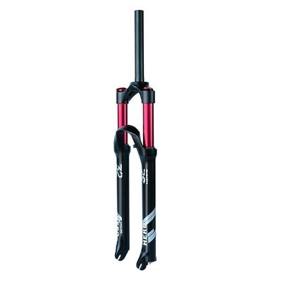 Jejy Magnesium Alloy MTB Air Forks 26/27.5/29 Inch Manual Lockout/Remote Lockout Mountain Bicycle Front Fork Shock Absorber QR 9mm (Color : Straight Manual Lockout, Size : 29)