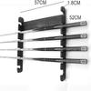 LSR 6 Pool Cue Rack,Modern Pool Stick Holder Wall Mounted Horizontal Wooden Pool Billiard Stick for Billiard Room or Club (Cue Rack Only) (Color : Brown) view 2