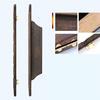 LSR 6 Pool Cue Rack,Modern Pool Stick Holder Wall Mounted Horizontal Wooden Pool Billiard Stick for Billiard Room or Club (Cue Rack Only) (Color : Brown) view 3
