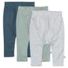 HonestBaby Baby Infant Organic Cotton Cuff-Less Harem Pants Multi-Pack, 3-Pack Morning Mountains, 24 Months view 1