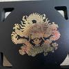 VIGAN 1/2/3 Layer Wall Mount Samurai Sword Holder Dragon Pattern Katana Stand Bracket (1-Tier) view 3
