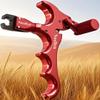 NoxDyn Archery Compound Bow Release 360 Rotatable Thumb Release for Hunting Accessories (Red) view 4