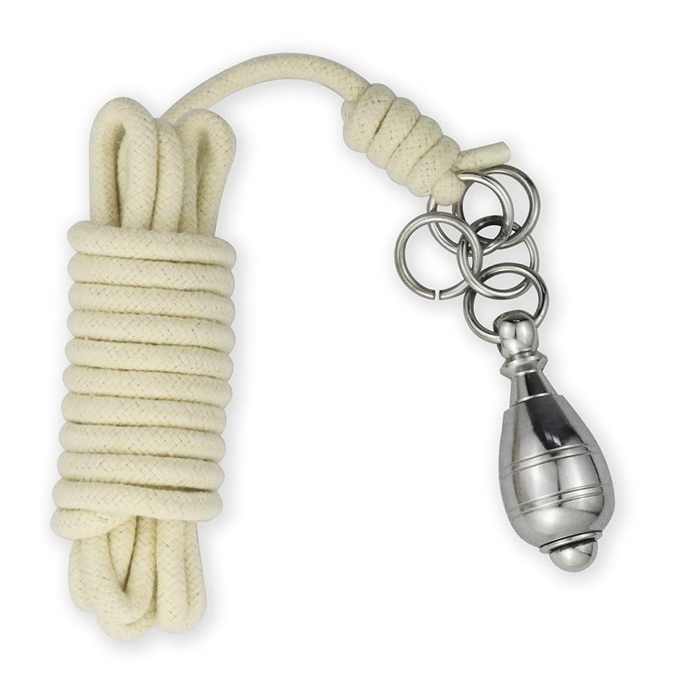 PHYSKOW Meteor Hammer Chinese Kungfu Traditional Martial Arts Soft Equipment (Meteor Hammer - Steel)
