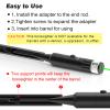 StrongTools Professional Green Laser Boresighter, 24 Adapters & Button Switch, Universal for 0.17 to 12GA, High-Visibility Day-Bright Boresight for Hunting and Range view 2
