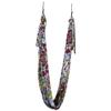 Aerial Yoga Hammock Aerial Pilates Silk Yoga Swing Set include Carabiners daisy Chain, Pose Guide 5.5 yards Set (Mandala flower) view 3