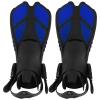 1 Pair Swimming Fins Adjustable Diving Flippers Open Heel Long Snorkeling Flippers Dive Fins(MD) view 1