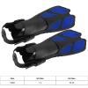 1 Pair Swimming Fins Adjustable Diving Flippers Open Heel Long Snorkeling Flippers Dive Fins(MD) view 3
