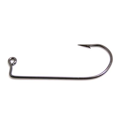 100 #10 Eagle Claw 570BP Black Platinum Jig Hooks for Jig Molds