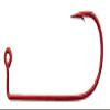 1000 - 4/0 Eagle Claw 570R Red Jig Hooks for Jig Molds