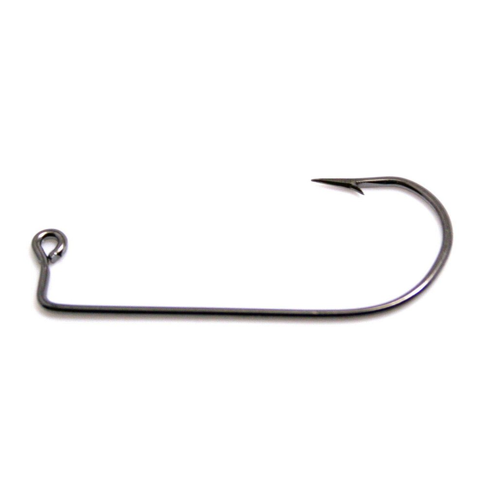100 #12 Eagle Claw 570BP Black Platinum Jig Hooks for Jig Molds