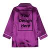 Kids Tales 2Pcs Boys Girls Custom Satin Pajamas Set Add Your Own Text Design Silk Loungewear PJS Personalized Child Clothes Set view 2