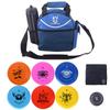 CROWN ME Disc Golf Set with 6 Discs and Mini Disc and Starter Disc Golf Bag view 1