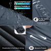 33,000ft Men's Rain Pants Waterproof Lightweight Breathable Golf Over Pants for Hiking Travel Cycling Outdoor view 3