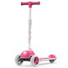 Toddler Scooters for Kids 3-5/5-7/8-12 Years Old, Girl's Foldable 3 Wheel Scooter for Kids Ages 6-12 with Adjustable Heights and Light Up LED Wheels view 1