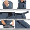 33,000ft Men's Rain Pants Waterproof Lightweight Breathable Golf Over Pants for Hiking Travel Cycling Outdoor view 4