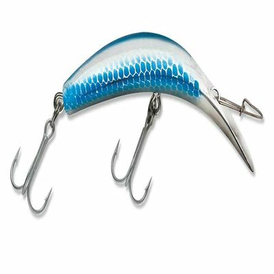 Luhr Jensen Kwikfish Non-Rattle K14 - Silver Blue Scale - 4 1/4'' Salmon Lure