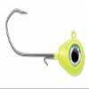 VMC SLJ Sleek Jig 1/2 oz - Chartreuse - Pack of 4 Jig Heads view 1