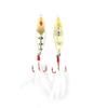 Clam JM Custom Rattlin Blade Spoon Gold 1/4 oz #6 Treble Hook Ice Lure view 1