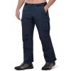 33,000ft Men's Rain Pants Waterproof Lightweight Breathable Golf Over Pants for Hiking Travel Cycling Outdoor Navy Blue view 1