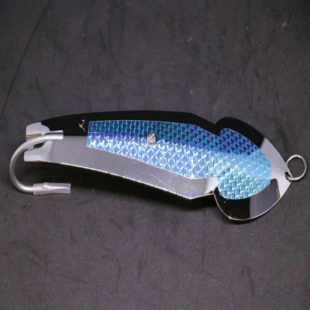 Luhr Jensen Tony Accetta Pet Spoon 21 - Chrome Blue Prism - 8'' Spoon Length