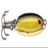 VMC Rattle Spoon 1 3/8'' 3/8 oz RTS38-GSH Gold Shiner Ice Fishing Lure