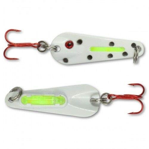 Northland Tackle Glo Shot Spoon Dalmation GSS4-31 1/4 oz Ice Fishing