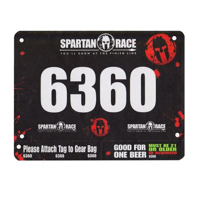 Array Stars 1000pcs Custom Race Bibs with Tear-off Tag, Tear-resistant Water-proof Full Color Printed Race Numbers, Running Bibs (Size: 7.5"x5.75", 1000pcs)