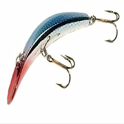 Luhr Jensen Kwikfish K14X Rattle - Silver Blue Pirate - 4 1/4'' Salmon Lure